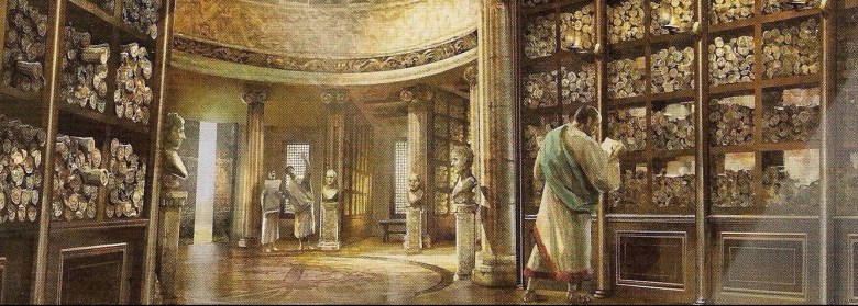 Ancient library pic